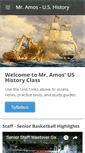 Mobile Screenshot of amoshistory.com